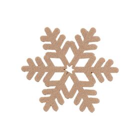 Σετ 4τμχ. Σουβερ Snow Felt 10x10 Beige Nef-Nef Homeware