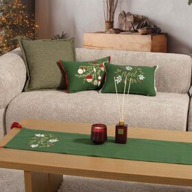 Runner Noel Verde 33x150 Nef-Nef Homeware