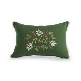 Διακοσμητικό Μαξιλάρι Noel Verde Green/White 30x45  Nef-Nef Homeware