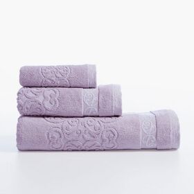 Πετσέτα προσώπου Zaphira Mauve 50x90 Nef-Nef Homeware