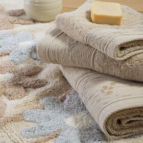 Πετσέτα προσώπου Sylia Beige 50x90 Nef-Nef Homeware