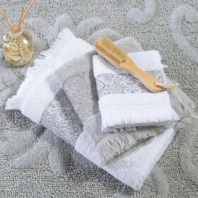 Σετ 3τμχ.Πετσέτες Jetrix White/Grey Nef-Nef Homeware