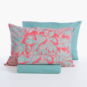 Σετ Σεντόνια Charisma Green/Coral Μονά 170x270 Nef-Nef Homeware