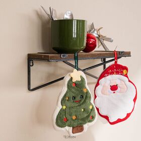 Πιάστρα Κουζίνας Χριστουγεννιάτικη Hot Pot 02 Santa Teoran