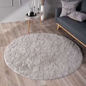 Στρόγγυλο Χαλί Γούνα Alley 11  R120 Teoran