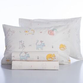 Σετ Σεντόνια Cat Life Μονά 170x260 Nef-Nef Homeware