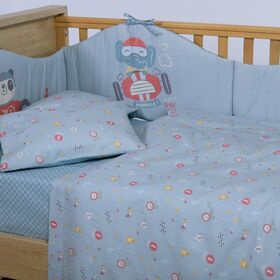 Βρεφικά Σετ Σεντόνια Κούνιας Super Boy Nef-Nef Homeware