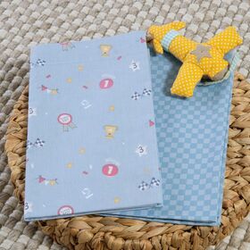 Βρεφικά Σετ 2τμχ. Σεντόνια Λίκνου Super Boy Nef-Nef Homeware