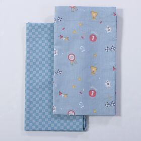 Βρεφικά Σετ 2τμχ. Σεντόνια Λίκνου Super Boy Nef-Nef Homeware