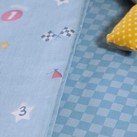 Βρεφικά Σετ 2τμχ. Σεντόνια Λίκνου Super Boy Nef-Nef Homeware