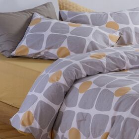 Σετ Σεντόνια  Casual Coreo Yellow240x270 Υπέρδιπλα Nef-Nef Homeware