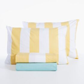 Σετ Σεντόνια Casual Vertia Yellow Μονά 170x270 Nef-Nef Homeware