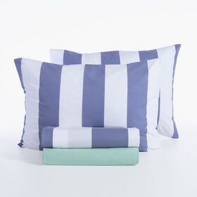 Σετ Σεντόνια Casual Vertia Denim 200x270 Διπλά Nef-Nef Homeware