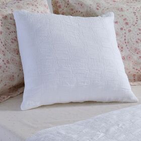 Διακοσμητική Μαξιλαροθήκη Charisma White 50x50 Nef-Nef Homeware