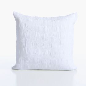 Διακοσμητική Μαξιλαροθήκη Charisma White 50x50 Nef-Nef Homeware