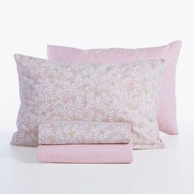 Σετ Σεντόνια Cylia Beige Μονά 170x270 Nef-Nef Homeware