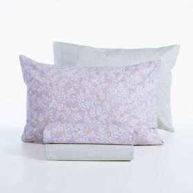 Σετ Σεντόνια Cylia Lilac King Size 270x270+(180x200+35)κατωσέντονο με λάστιχοNef-Nef Homeware