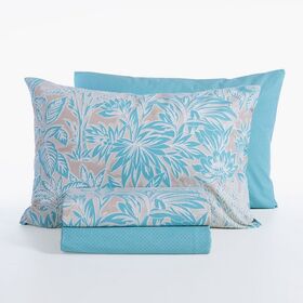 Σετ Σεντόνια Charisma Blue King Size 270x270+(180x200+35)κατωσέντονο με λάστιχοNef-Nef Homeware