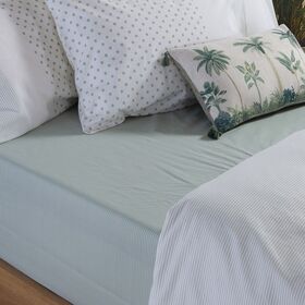 Σετ Σεντόνια Donter 26 Ecru/Green Μονά 170x270 Nef-Nef Homeware