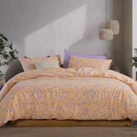 Σετ Σεντόνια Floriva Yellow 240x270 Υπέρδιπλα Nef-Nef Homeware