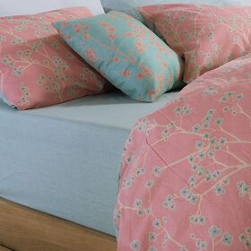 Σετ Σεντόνια Floriva Coral 200x270 Διπλά Nef-Nef Homeware