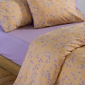 Σετ Σεντόνια Floriva Yellow 240x270 Υπέρδιπλα Nef-Nef Homeware