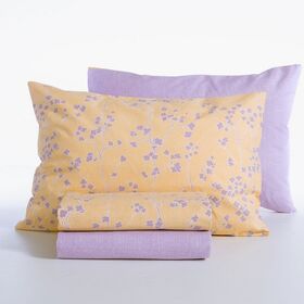 Σετ Σεντόνια Floriva Yellow 240x270 Υπέρδιπλα Nef-Nef Homeware