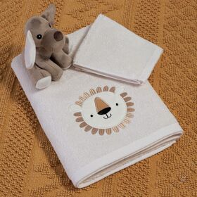 Σετ 2τμχ.Βρεφικές Πετσέτες Jungle In Motion Nef-Nef Homeware