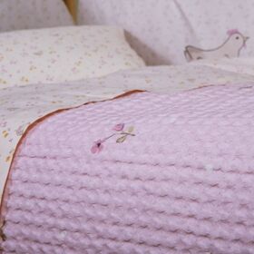Βρεφική Κουβέρτα Πικέ Αγκαλιάς Cute & Sweet 80x110 Nef-Nef Homeware