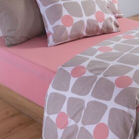 Σετ Σεντόνια Casual Coreo Beige King Size 270x270+(180x200+35)κατωσέντονο με λάστιχοNef-Nef Homeware