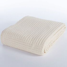 Κουβέρτα Πικέ New Golf Ecru 180x240 Μονή Nef-Nef Homeware
