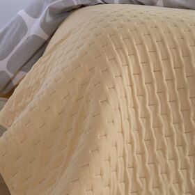 Κουβερλί Adelle Butter Yellow 230x240 Υπέρδιπλο Nef-Nef Homeware