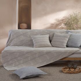 Ριχτάρι Πολυθρόνας Breeze Grey 180x180 Nef-Nef Homeware
