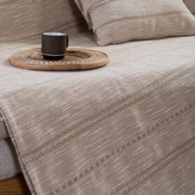 Ριχτάρι Πολυθρόνας Breeze Beige 180x180 Nef-Nef Homeware