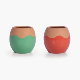 Διακοσμητικό Κεραμικό Βάζο Domain Coral 14x14x13 Nef-Nef Homeware