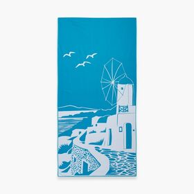 Πετσέτα Θαλάσσης My Island Blue 80x160 Nef-Nef Homeware