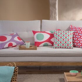 Διακοσμητική Μαξιλαροθήκη Option Aqua 40x40 Nef-Nef Homeware