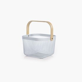 Καλάθι με Λαβή Vista White24x24x17  Nef-Nef Homeware