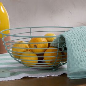 Καλάθι Φρούτων Side Green 28.50x28.50x13 Nef-Nef Homeware