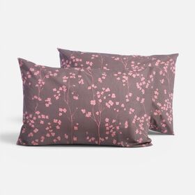 Μαξιλαροθήκη Floriva Brown 52x72 Nef Nef Homeware