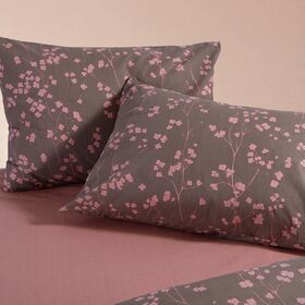 Μαξιλαροθήκη Floriva Brown 52x72 Nef Nef Homeware