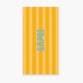Πετσέτα Θαλάσσης Capri Yellow 80x160 Nef-Nef Homeware