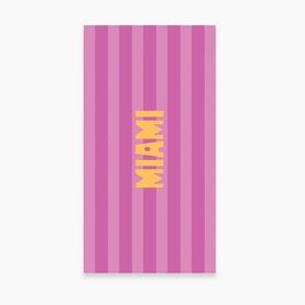 Πετσέτα Θαλάσσης Miami Mauve 80x160 Nef-Nef Homeware