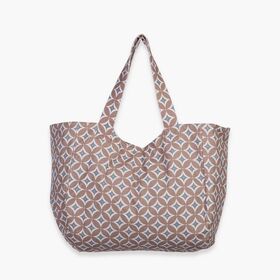 Τσάντα Θαλάσσης Sparkle Brown 41x39x24 Nef-Nef Homeware