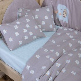 Σετ Σεντόνια Κούνιας 120x170 Βρεφικά Elephants Nef Nef Homeware
