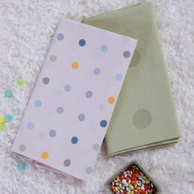 Σετ Σεντόνια Λίκνου Βρεφικά 2τεμ. Baby Dots Ecru/Green 70x120 Nef Nef Homeware