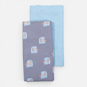 Σετ Σεντόνια Λίκνου Βρεφικά 2τεμ. Elephants 70x120 Nef Nef Homeware