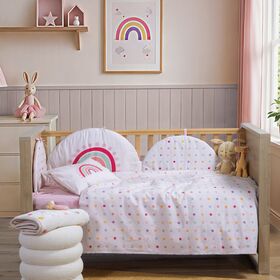 Πάντα Κούνιας Baby Dots Ecru/Pink Nef Nef Homeware