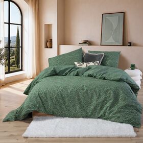 Σετ Σεντόνια Wild Green 270x270+(180x200+35)κατωσέντονο με λάστιχο King Size Nef Nef Homeware
