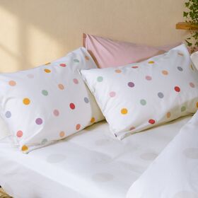Σετ Σεντόνια Παιδικά Dots Ecru 170x260+(100x200+32) κατωσέντονο με Λάστιχο Nef Nef Homeware
